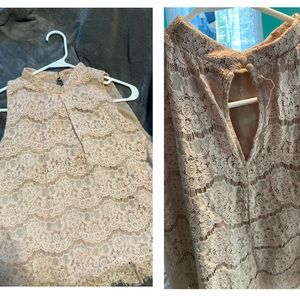 Pink Flowery Tank Top